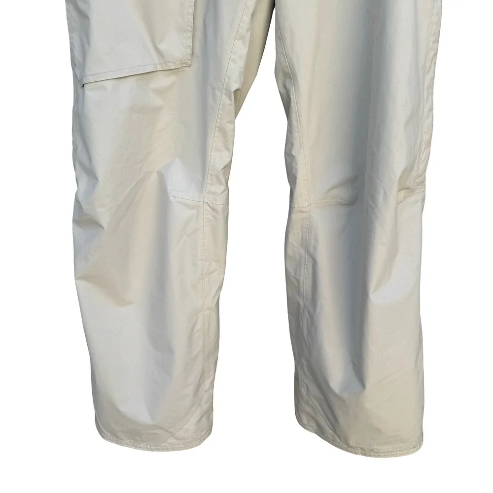 North Face HyVent Mens M Tan Waterproof Cargo Hiking Ski Pant Snowboard Gorpcore
